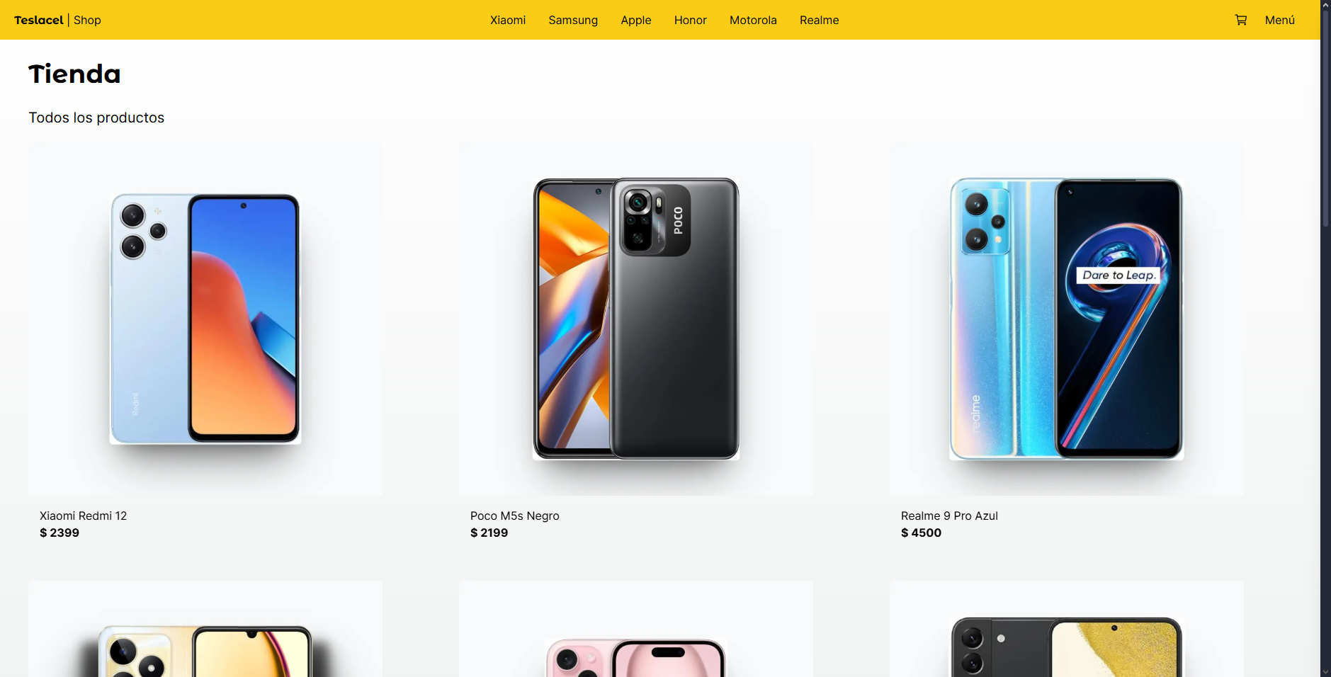E-Commerce Celulares